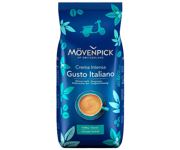 Movenpick Gusto Italiano 1кг зерно 4шт\ящ