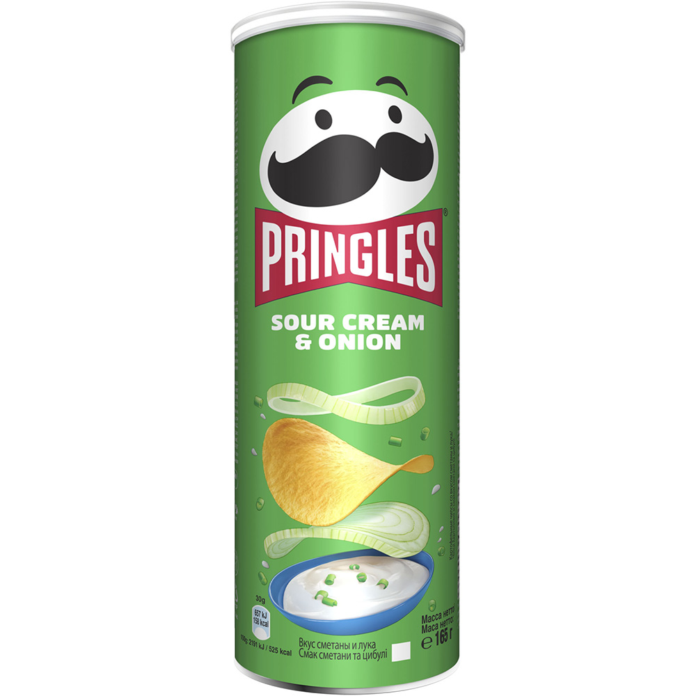 Pringles Чіпси Sour Cream & Onion 165g (1/19)