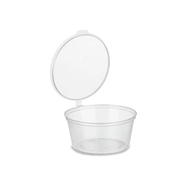 Соусник 80мл з відкидною кришкою PP (50шт/500шт) 