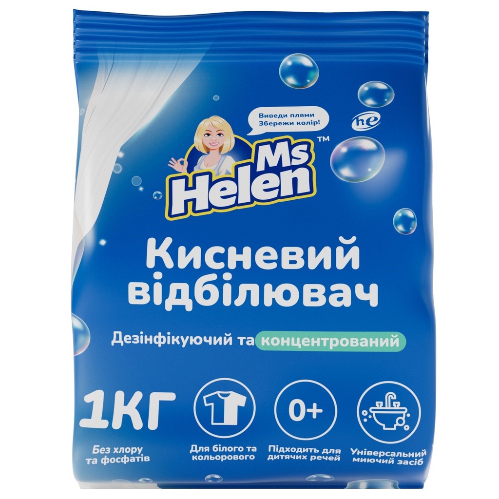 Кисневий відбілювач Ms.Helen 1кг 25*
