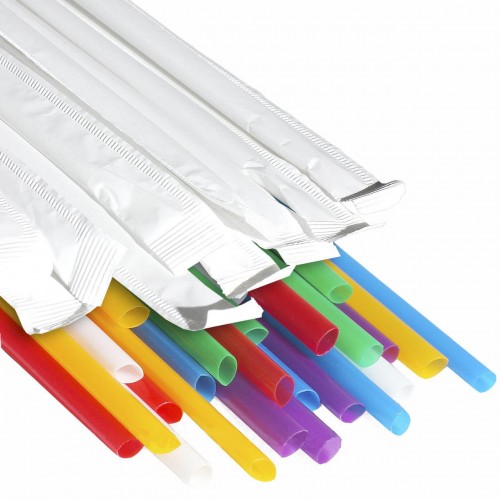 труб. Фреш (в інд.уп) d=6,5мм L=21см 300шт 15* (кольорові)