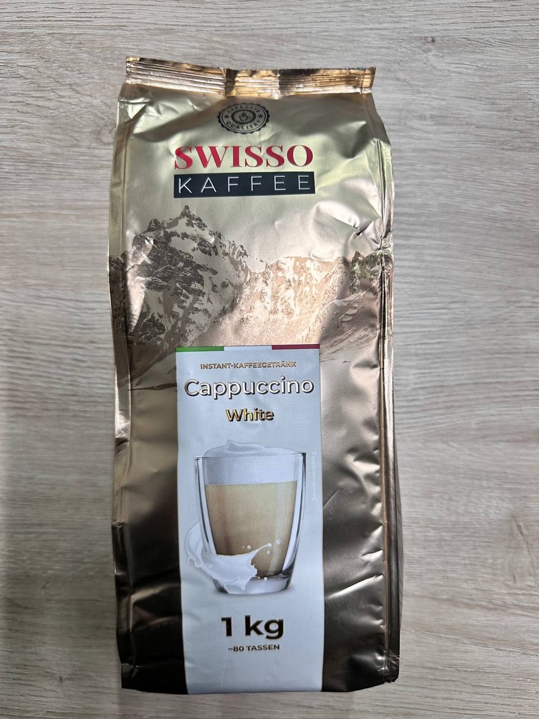Swisso капучіно WHITE 1кг (10шт)