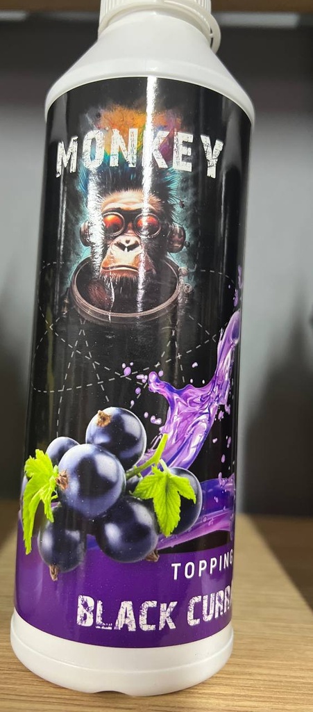 Топінг MONKEY Чорна смородина 0,6л