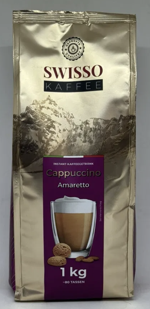Swisso капучіно AMARETTO 1кг (10шт)