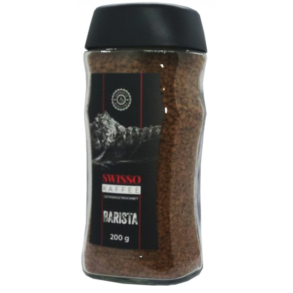 Swisso розчинна кава BARISTA 200г 6шт/ящ