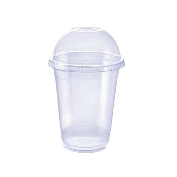 Стак. РР купол (122) Гвинтовий 400мл 20*