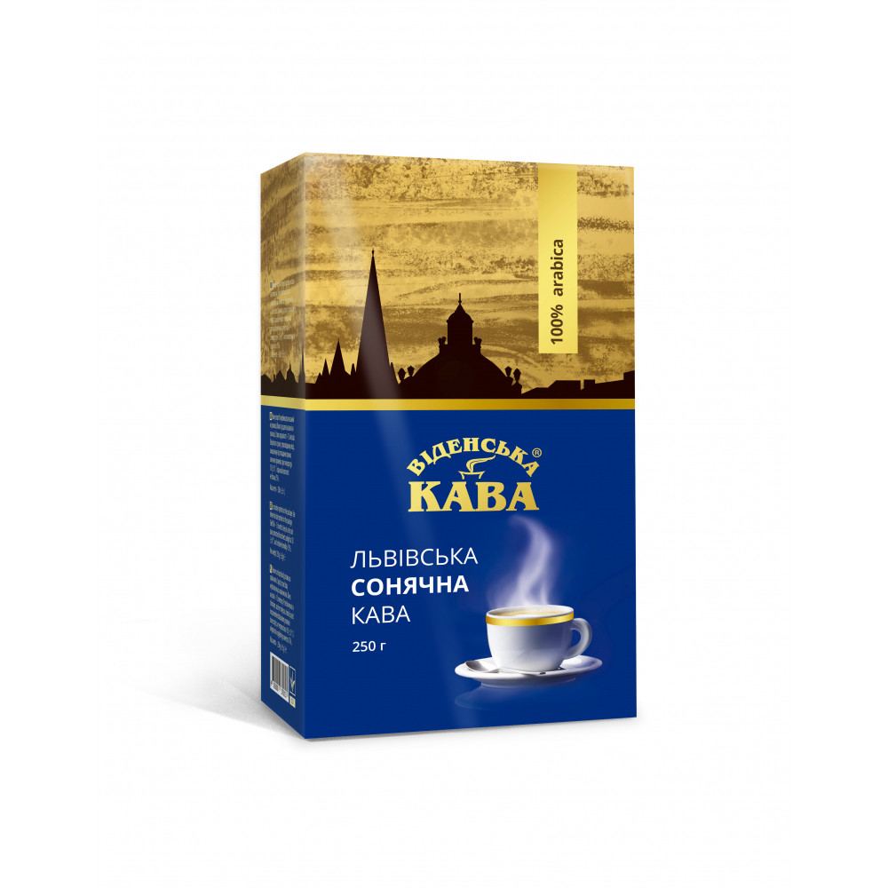 Віденська Кава Львівська Сонячна МЕЛЕНА 250г 12шт/ящ