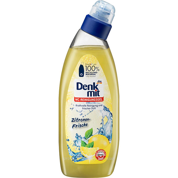 DM Засіб для чищення унітазу WC Reiniger Zitrone - 750 ml / 10 шт/ящ