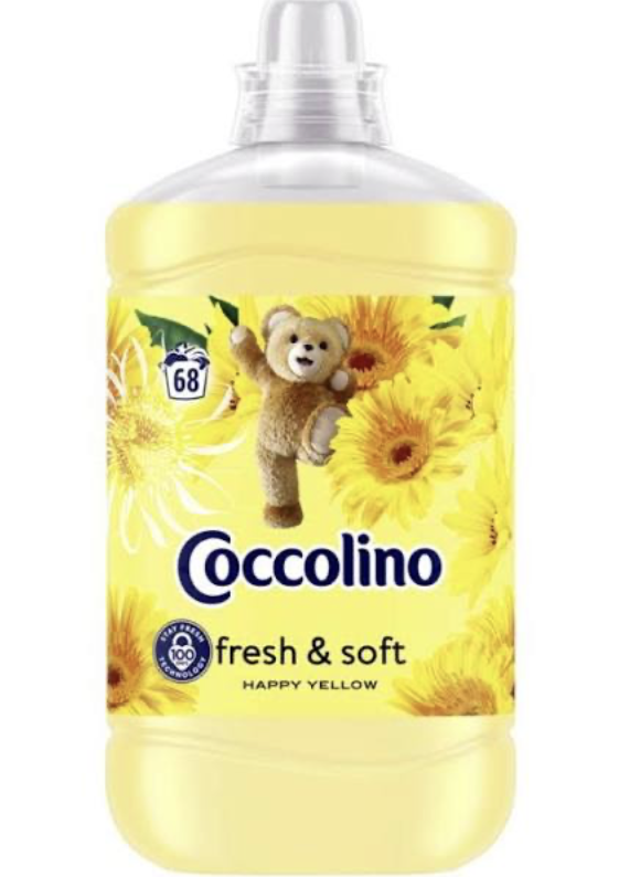 Ополіскувач Coccolino 1,7л (68) Happy Yellow 6шт/ящ