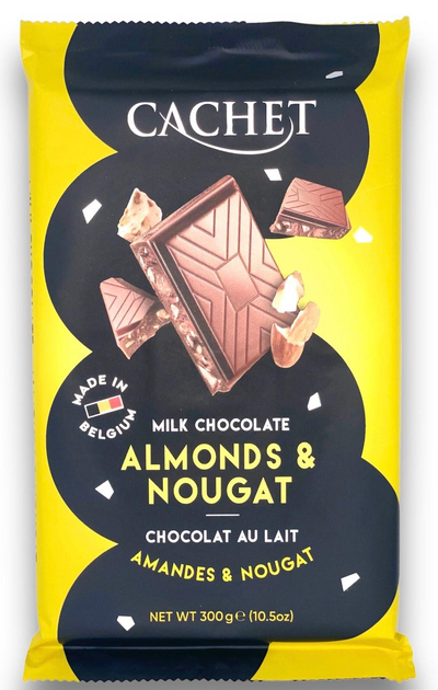Cachet 300g - молочний Almonds & Nougat (03) 12шт/ящ