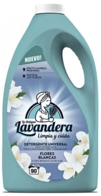 Гель Lavandera 4,5л (90) Білі Квіти (голуба)