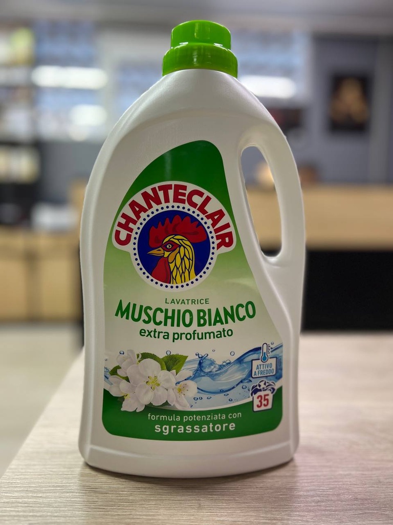 CHANTE CLAIR гель  прань. 1,575л (35) Muschino Bianco (extra profumato) 3*