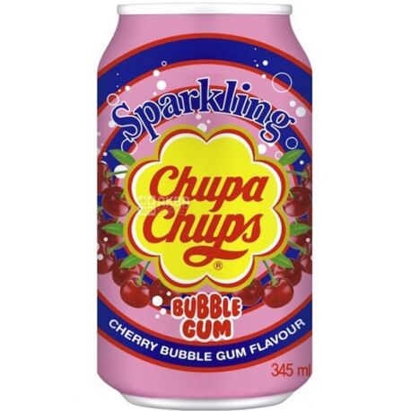 Chupa Chups Bubble Gum Cherry 345мл 