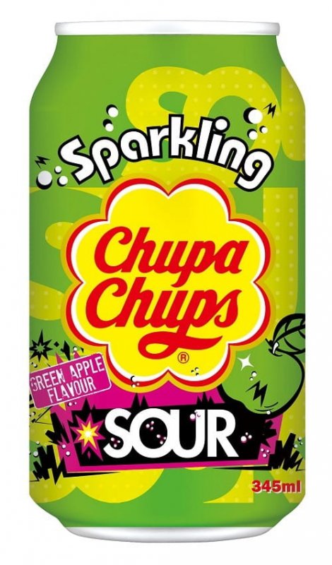 Chupa Chups Sour Green Apple Flavour 345мл