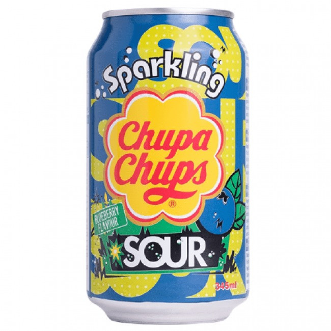 Chupa Chups Sour Blueberry Flavour 345мл