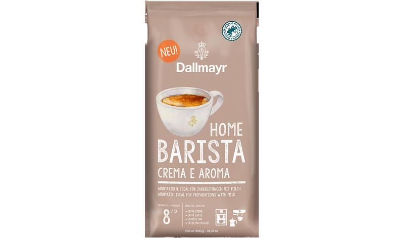 Dallmayr Home Barista Crema e Aroma 1кг зерно 8шт\ящ