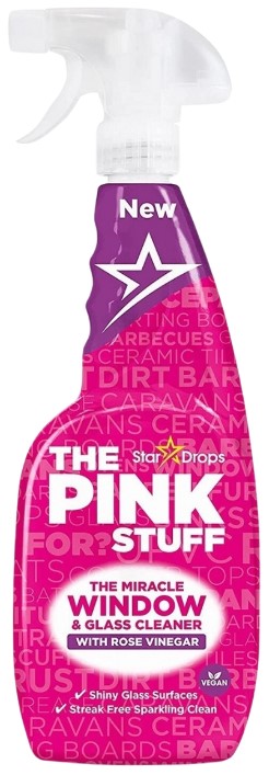 The Pink Stuff Rose Vinegar 750 мл рожевий оцет для миття вікон 12*