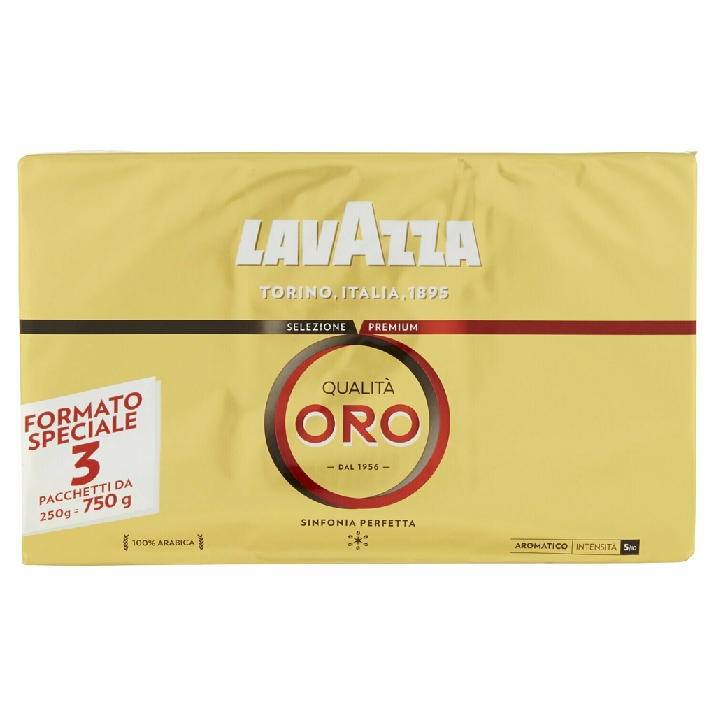 Lavazza Oro 3х250г мелена троїна 18шт\ящ