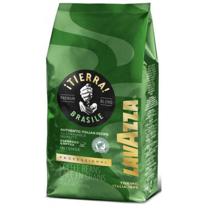 Lavazza Tierra Brazil (зелена) 1кг зерно 6шт/ящ