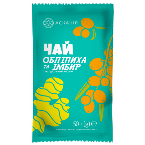 Чай-сашет "Обліпиха та імбир" 12*