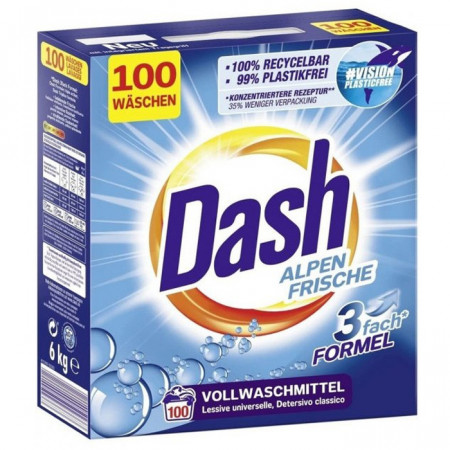 Dash Порошок для прання, Універсальний (Alpen Frische Universal) 6кг