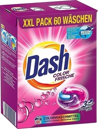 [WIX_0000001566] Dash Капсули для прання Кольорових речей 60шт (Color Frische 3in1) 1,59кг/4уп