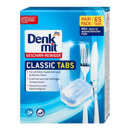 [WIX_0000001523] DM Таблетки для посудомийної машини Classic,65 tabs - 858 g / 5 уп