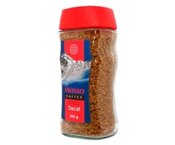 [WIX_0000000990] Swisso DECAF кава розчинна 100г скло 6шт/ящ