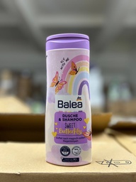 [WIX_0000001468] Balea Дитячий душ і шампунь Kinder Dusche & Shampoo Sweet Butterfly - 300 ml / 16 шт/ящ