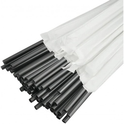 [WIX_0000001437] труб. Фреш (в інд.уп) d=6,5мм L=21см 200шт 25* (чорні)