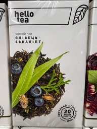 [WIX_0000001731] Hello Tea 20 пак/п чорний ʼʼЯЛИВЕЦ -ЕВКАЛІПТʼʼ 20*