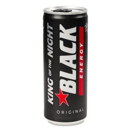 Black Energy напій енергетичний Original ж/б 250мл 24шт/ящ
