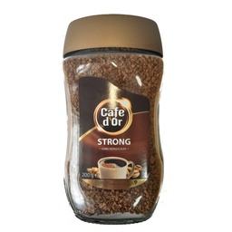 [2400000000631] Cafe D'Oro STRONG 200г розчинна скло 6шт\ящ