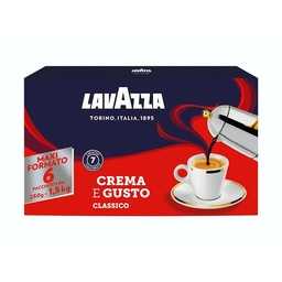 [WIX_0000000915] Lavazza Crema e Gusto срібло 6х250г мелена 18шт\ящ