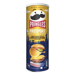[WIX_0000001029] Pringles American Cheese Burger 185g 19шт\ящ