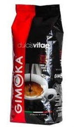 [WIX_0000000935] Gimoka DolceVita (чорна\червона) 1кг зерно 12шт\ящ