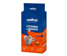 [WIX_0000000911] Lavazza crema e gusto FORTE срібло 250м. 20шт/ящ