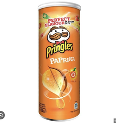 [WIX_0000001021] 130g Pringles Чіпси Paprika Crisps 19шт/ящ