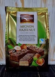 Вафлі (золоті) з горіховим кремом 200г 10шт/ящ